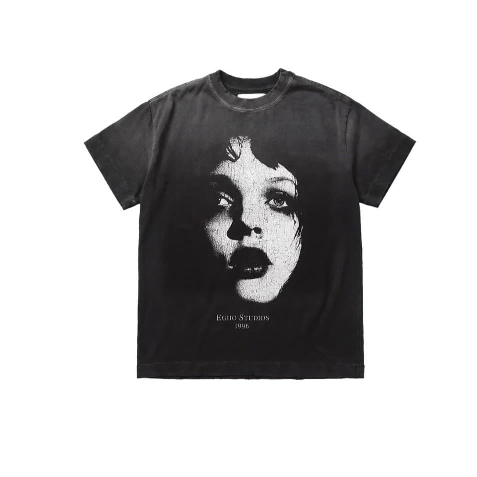 ELIZABETH REGULAR TEE - FADED BLACK