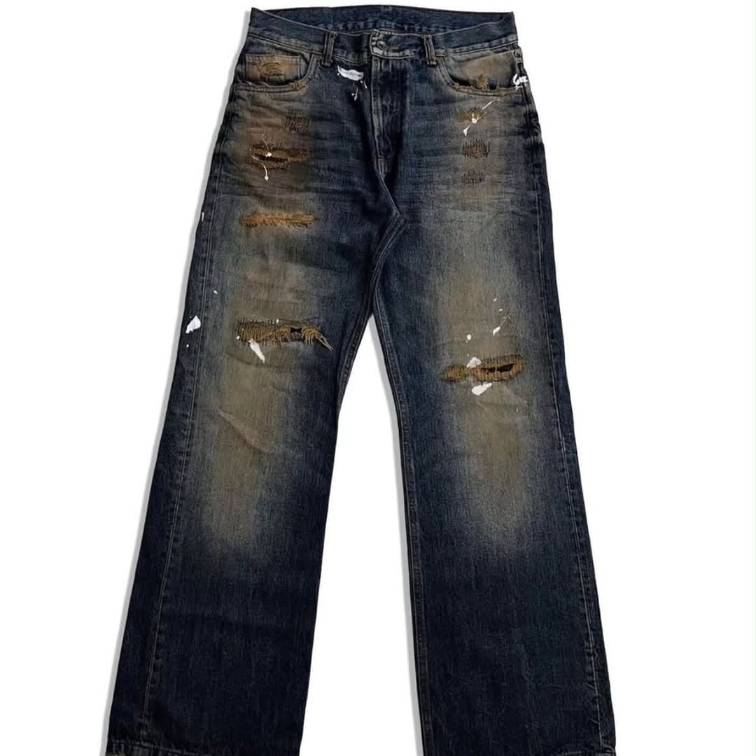 UKIO KAGE REPAIR BOOTCUT JEANS